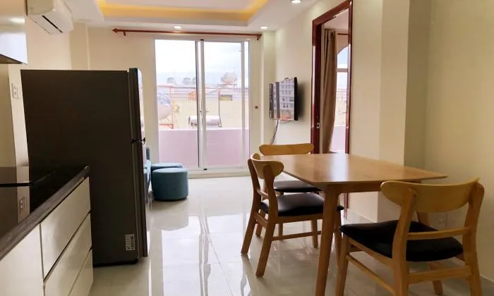 Nice Balcony One Bedroom Apartment For Lease in Tan Binh District HCMC 40sqm 450 USD/month
