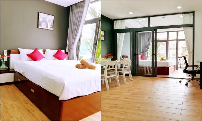 Garden Building Serviced Apartment in Tan Binh District HCM 40sqm 570 USD/month
