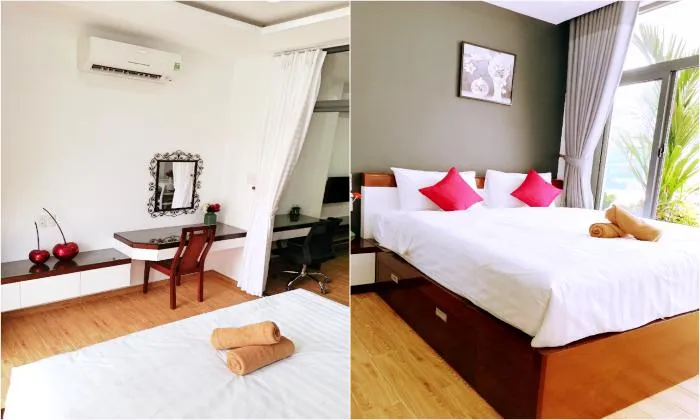 Garden Building Serviced Apartment in Tan Binh District HCM 40sqm 570 USD/month