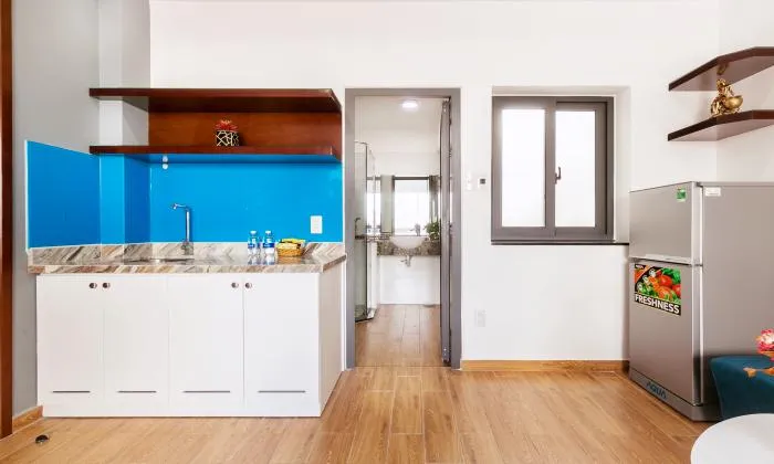 Cute and New Studio Apartment For Rent in Le Van Sy Tan Binh District HCMC 20sqm 400 USD/month