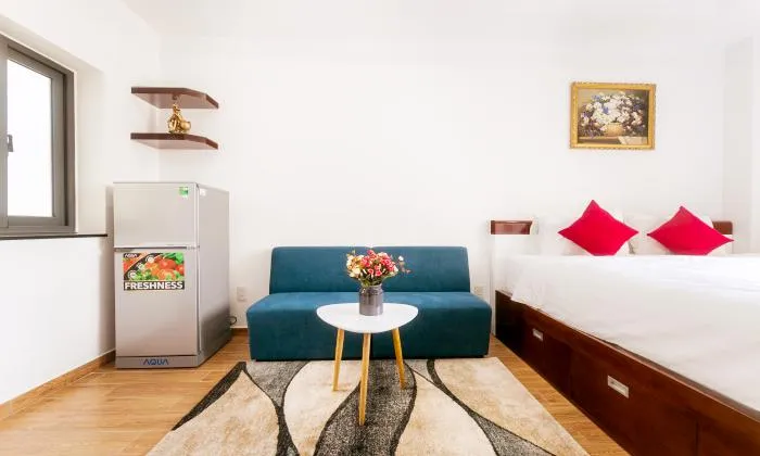 Cute and New Studio Apartment For Rent in Le Van Sy Tan Binh District HCMC 20sqm 400 USD/month