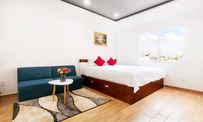 Cute and New Studio Apartment For Rent in Le Van Sy Tan Binh District HCMC 20sqm 400 USD/month