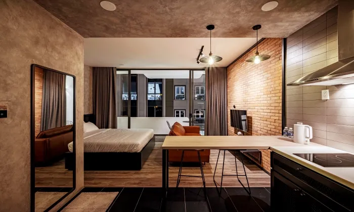 Excellent Designed Studio Apartment in Binh District HCMC 40sqm 600 USD/month