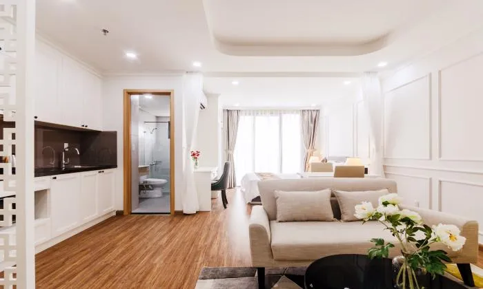 Stunning Studio Serviced Apartment With Pool And Gym In Tan Binh District HCMC 45sqm 500 USD/month
