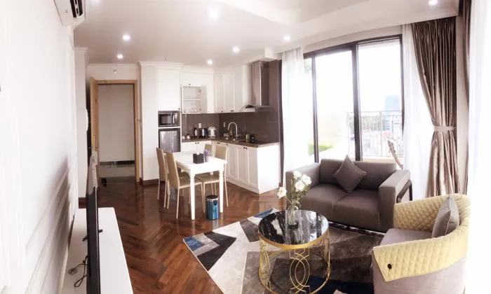 Amazing Balcony Two Bedroom Serviced Apartment in Tan Binh District HCMC 70sqm 1,350 USD/month