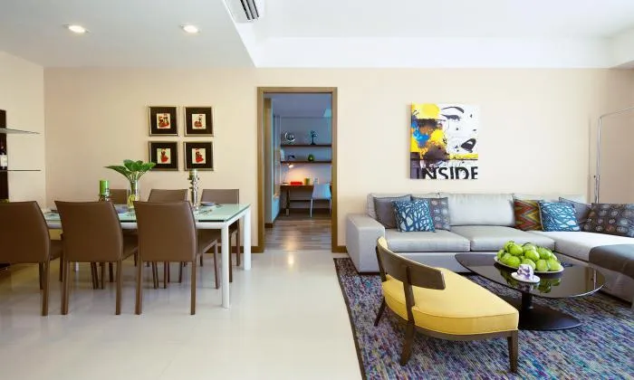 Luxury 1 Bedroom Saigon Airport Bluesky Serviced Apartment For Rent 57sqm 1,200 USD/month