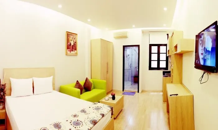 Lovely Brand New Studio Serviced Apartment Rentals, Tan Binh District 40sqm 450 USD/month