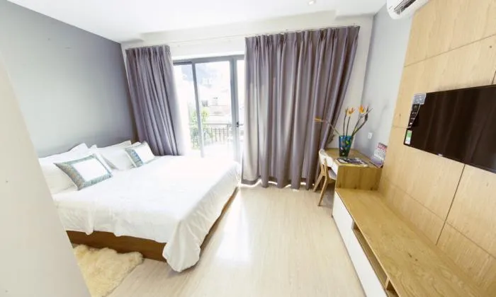 Cute Serviced Apartment Near Tan Son Nhat Airport Tan Binh Dist HCMC 38sqm 600 USD/month