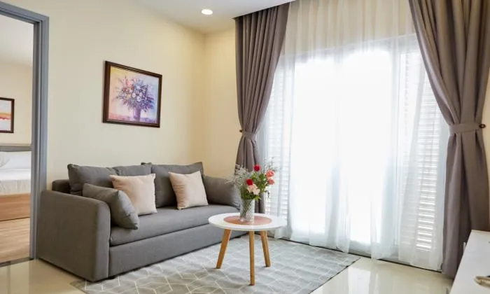 Nice Renovation One Bedroom Serviced Apartment For Rent in Tan Binh District HCMC 45sqm 570 USD/month