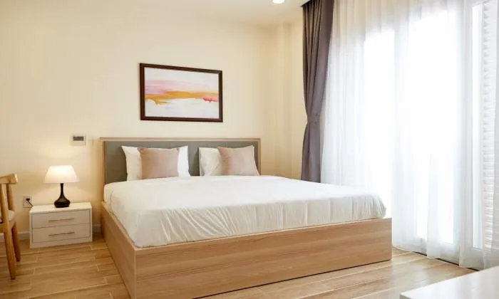 Nice Renovation One Bedroom Serviced Apartment For Rent in Tan Binh District HCMC 45sqm 570 USD/month