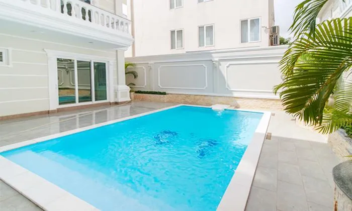 Amazing Big Villa in Compound Nguyen Van Huong Street Thao Dien HCMC 500sqm 5,500 USD/month