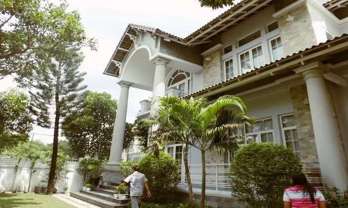 Nice Four Bedrooms Villa For Rent in Nguyen Van Huong St HCMC 280sqm 3,500 USD/month