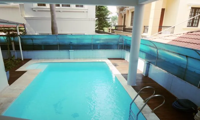 Nice Four Bedrooms Villa For Rent in Nguyen Van Huong St HCMC 280sqm 3,500 USD/month