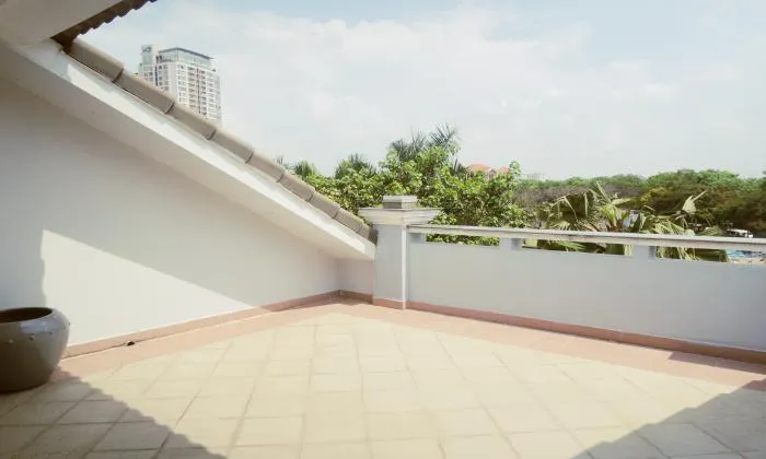 Nice Four Bedrooms Villa For Rent in Nguyen Van Huong St HCMC 280sqm 3,500 USD/month