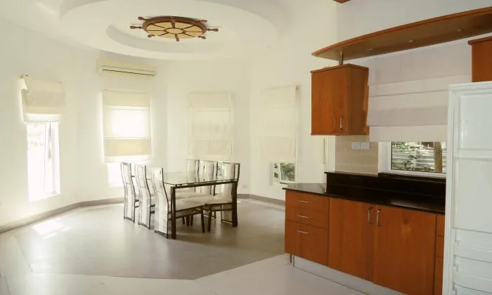 Nice Four Bedrooms Villa For Rent in Nguyen Van Huong St HCMC 280sqm 3,500 USD/month