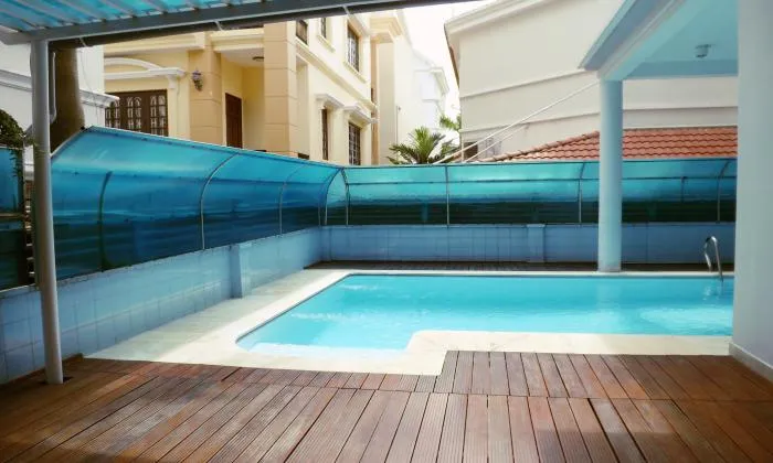 Nice Four Bedrooms Villa For Rent in Nguyen Van Huong St HCMC 280sqm 3,500 USD/month