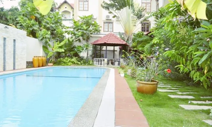 Nice Swimming Pool Villa For Rent in Thao Dien District 2 HCMC 420sqm 3,500 USD/month