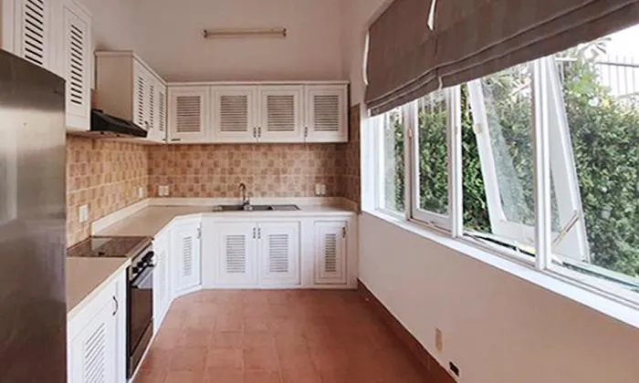 Villa Facing River in Phu Tuong Compound For Rent Thao Dien HCM 300sqm 3,500 USD/month