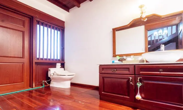 Wooden Style Villa Garden For Rent in Nguyen Van Huong Thao Dien District 2 HCMC 300sqm 4,000 USD/month