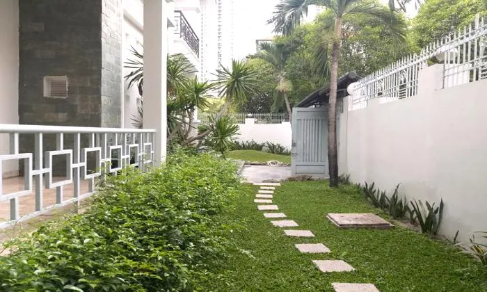 Big Garden and Pool Villa in Fideco Compound For Rent in Thao Dien District 2 HCMC 530sqm 5,500 USD/month