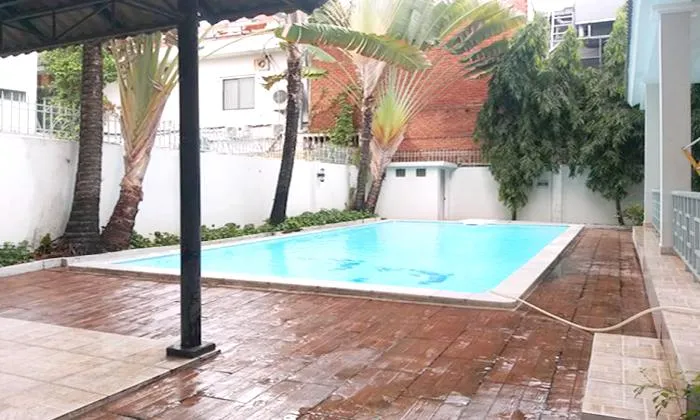 Big Garden and Pool Villa in Fideco Compound For Rent in Thao Dien District 2 HCMC 530sqm 5,500 USD/month