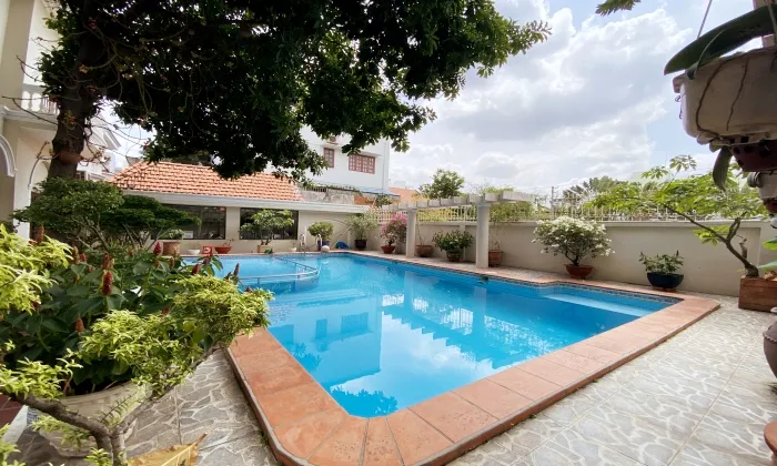 Big Pool Villa For Rent in Road 46 Thao Dien Thu Duc HCMC 600sqm 4,000 USD/month