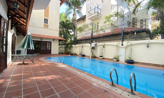 Unfurnished Villa For Rent in 204 Nguyen Van Huong Thao Dien HCMC 500sqm 3,500 USD/month