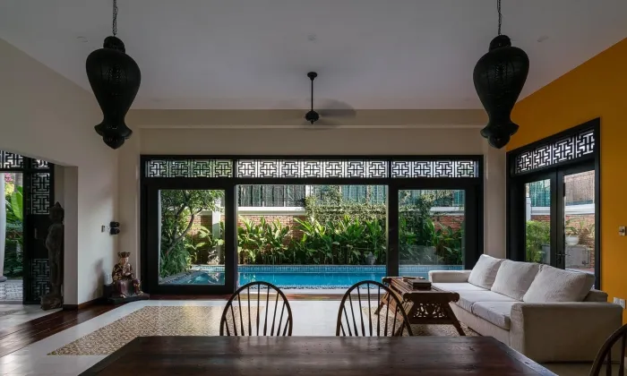 Unfurnished Indochine Style Villa For Rent Nguyen U Di Thao Dien District 2 HCMC 760sqm 6,500 USD/month