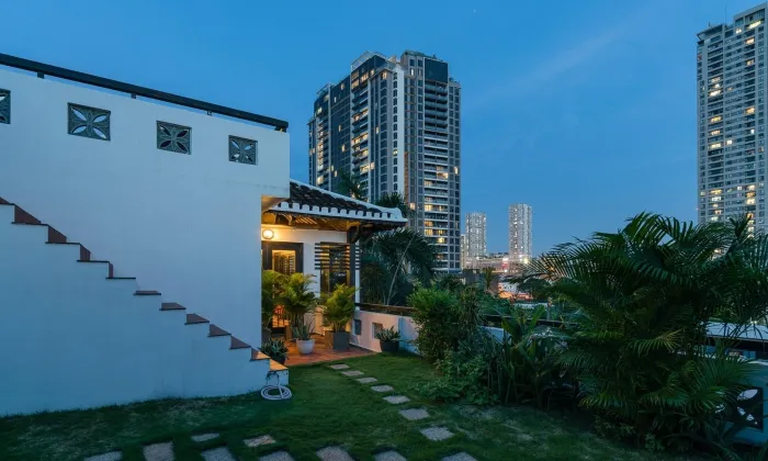 Unfurnished Indochine Style Villa For Rent Nguyen U Di Thao Dien District 2 HCMC 760sqm 6,500 USD/month