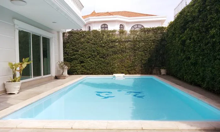 Newly Villa In High Security Compound Nguyen Van Huong HCMC 500sqm 4,500 USD/month
