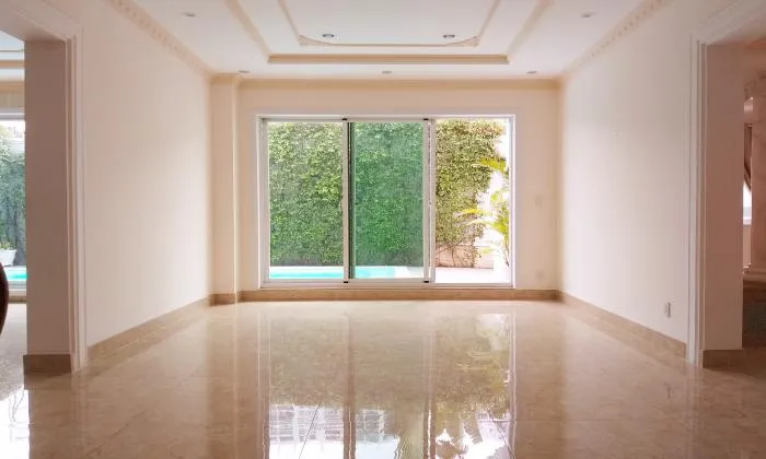 Newly Villa In High Security Compound Nguyen Van Huong HCMC 500sqm 4,500 USD/month
