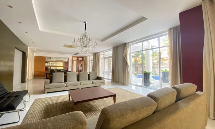 Spacious Modern Furnished Villa For Rent in An Phu District 2 Ho Chi Minh City 700sqm 4,500 USD/month
