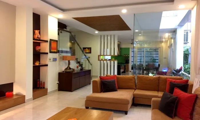 Furnished Modern House For Rent in Compound Nguyen Van Huong St Thao Dien District 2 HCMC 500sqm 3,400 USD/month