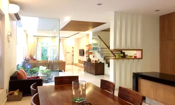 Furnished Modern House For Rent in Compound Nguyen Van Huong St Thao Dien District 2 HCMC 500sqm 3,400 USD/month