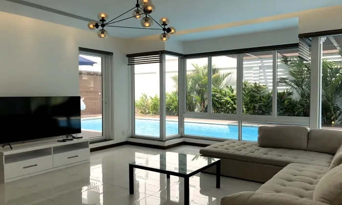 Really Modern Villa For Rent in High Security Compound in Nguyen Van Huong Thao Dien Thu Duc City 500sqm 6,000 USD/month