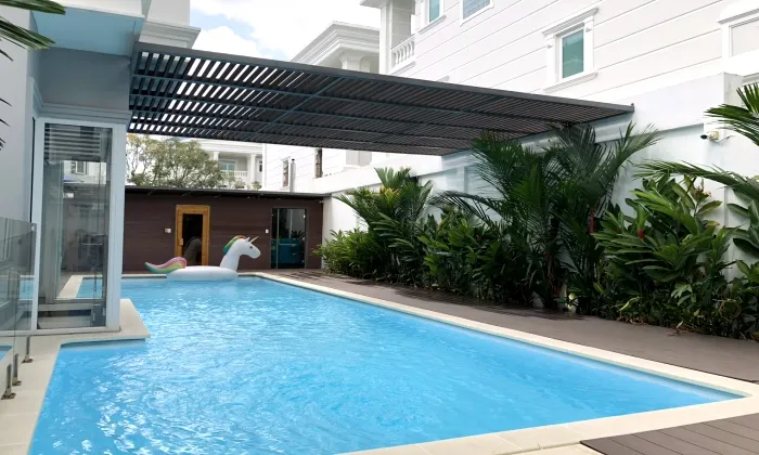 Really Modern Villa For Rent in High Security Compound in Nguyen Van Huong Thao Dien Thu Duc City 500sqm 6,000 USD/month