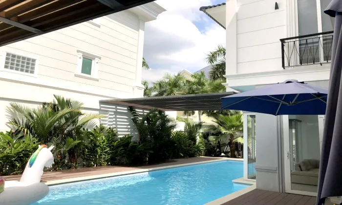 Really Modern Villa For Rent in High Security Compound in Nguyen Van Huong Thao Dien Thu Duc City 500sqm 6,000 USD/month