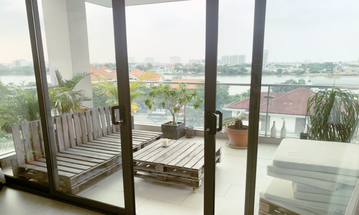 Two Bedroom Moonlight Serviced Apartment For Rent in Nguyen Van Huong Thao Dien HCMC