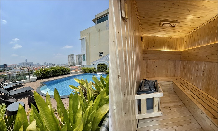 Balcony Two Bedroom Serviced Apartment in 204 Nguyen Van Huong Thao Dien HCM