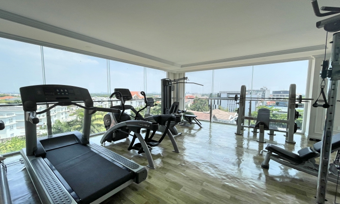 Balcony Two Bedroom Serviced Apartment in 204 Nguyen Van Huong Thao Dien HCM