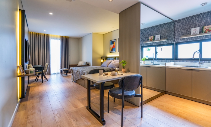 Studio Bee Holm Residence Serviced Apartment in Thao Dien HCMC