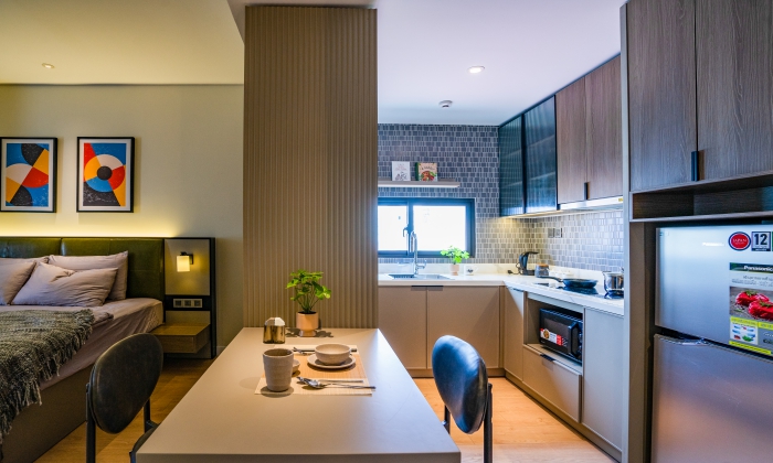 Studio Bee Holm Residence Serviced Apartment in Thao Dien HCMC