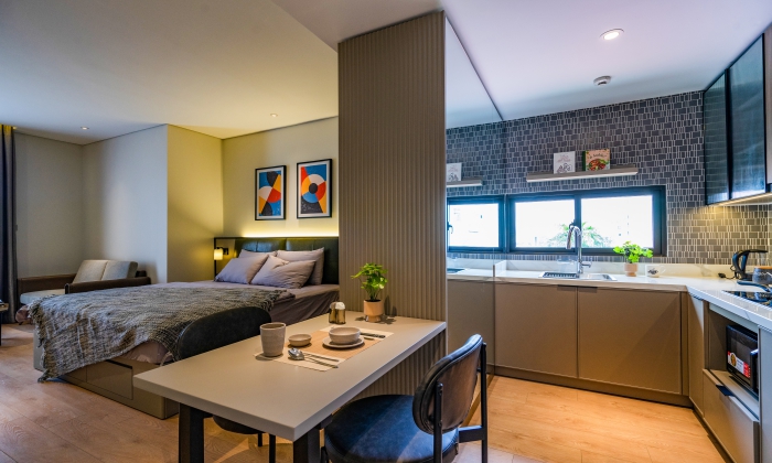 Studio Bee Holm Residence Serviced Apartment in Thao Dien HCMC