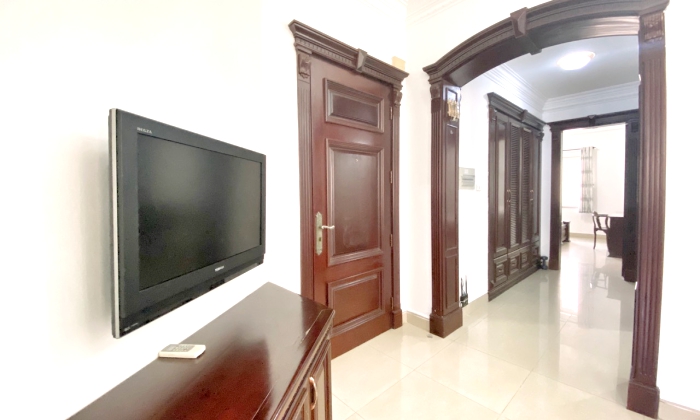 Three Bedroom Saigon Sen Serviced apartment For Rent in Thao Dien HCM