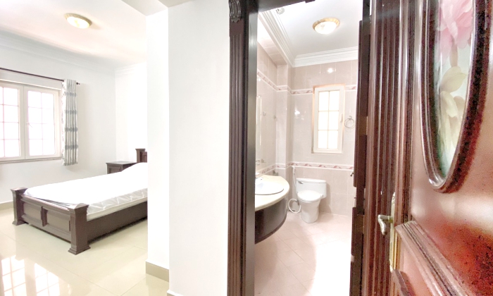 Three Bedroom Saigon Sen Serviced apartment For Rent in Thao Dien HCM