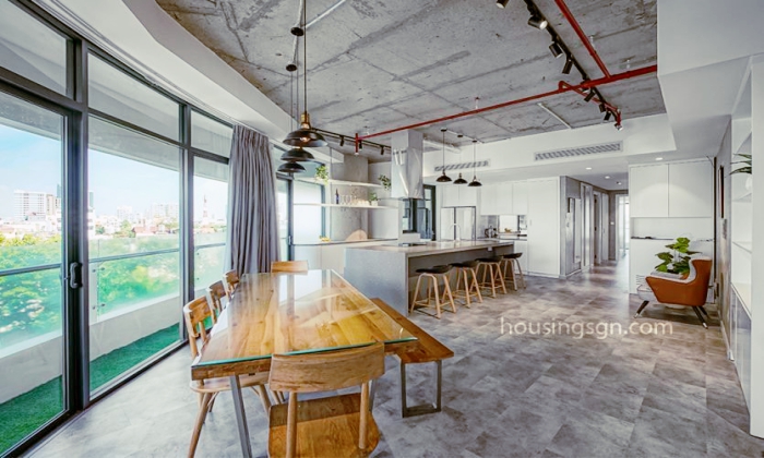 Four Bedroom City Garden Apartment For Rent in Binh Thanh HCMC