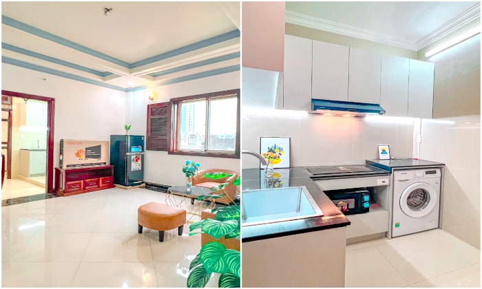 One Bedroom Serviced Apartment for rent in 204 Nguyen Van Huong Thao Dien HCMC