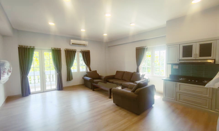 Two Bedroom Serviced Apartment Renovating in 216 Nguyen Van Huong Thao Dien HCM