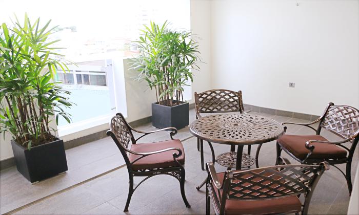 Nice Balcony Two Bedroom Apartment For Rent in Phu Nhuan District HCM City