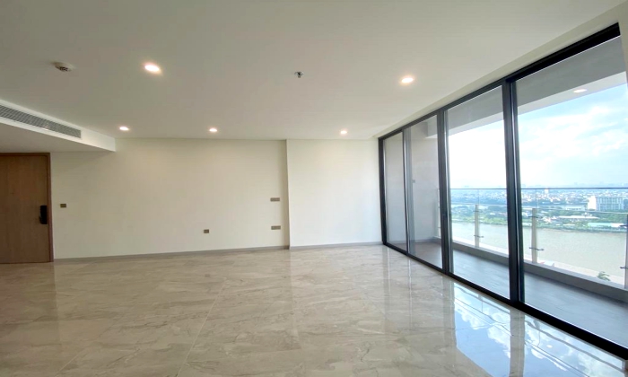 Unfurnished Three Bedroom Thao Dien Green Apartment For Rent HCM